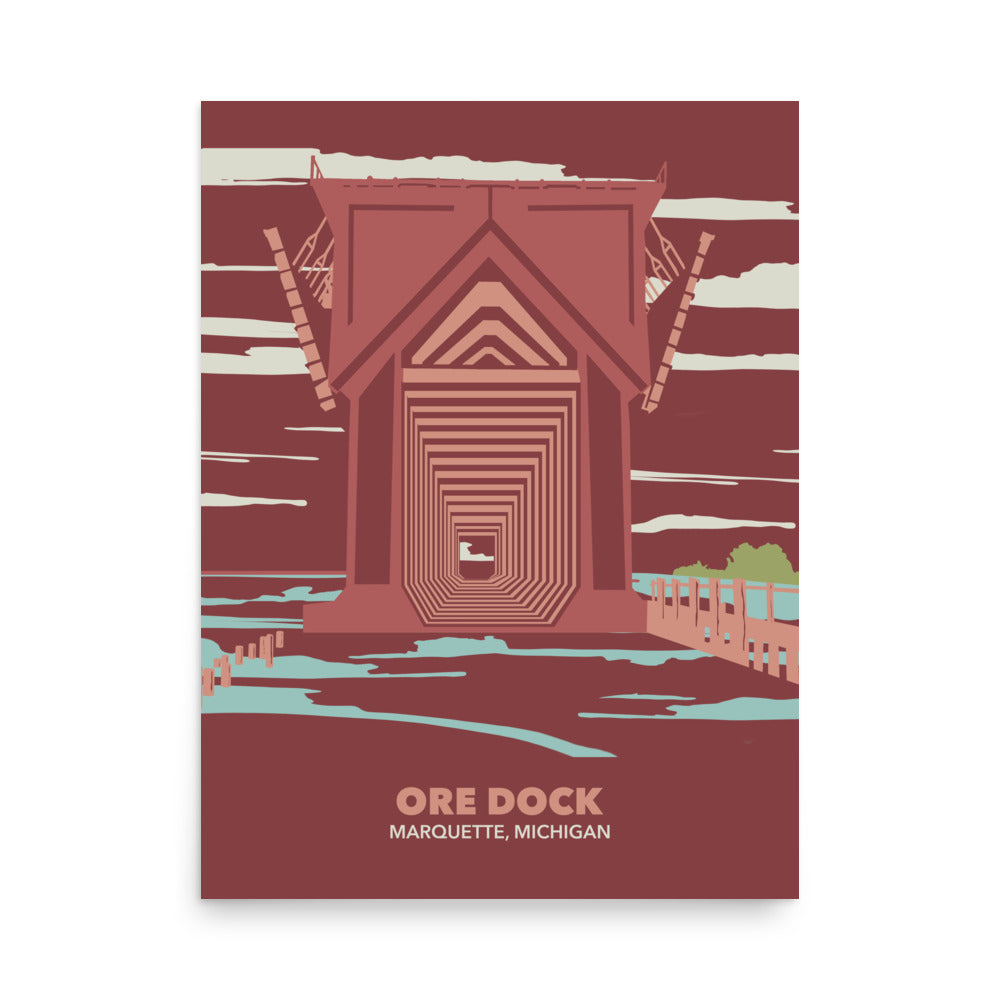 Ore Dock Marquette | Poster Prints