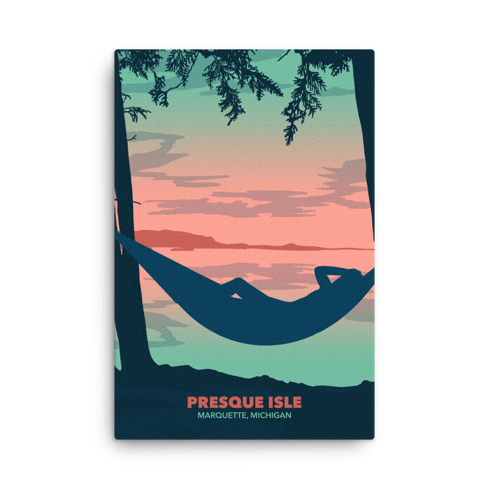 Presque Isle Marquette Hammock | Canvas Prints