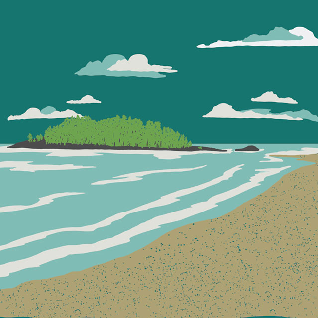 little-lil-presque-isle-marquette-michigan-art-poster