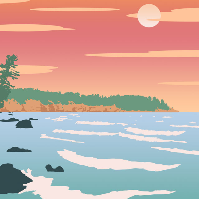 thoneys-point-stop-the-rocket-marquette-michigan-art-poster