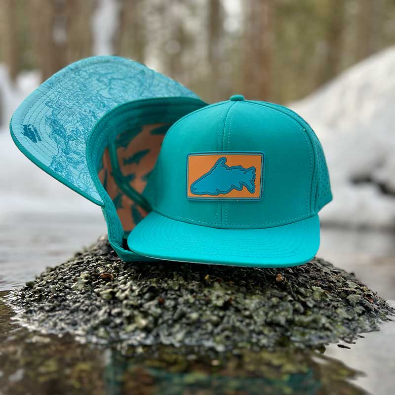 Waterproof Trout Snapback [Luck Health Emotions]