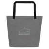 Black Rocks Beach Tote Bag [Curiously Courageous Fear] - Image 2