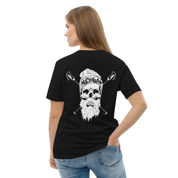 Ski Skull Organic Cotton T-shirt - Image 2