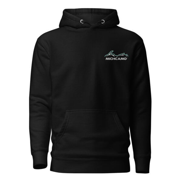 Michigan Ski Skull Hoodie - Image 2