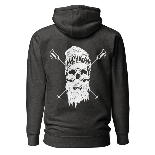 Michigan Ski Skull Hoodie - Image 8