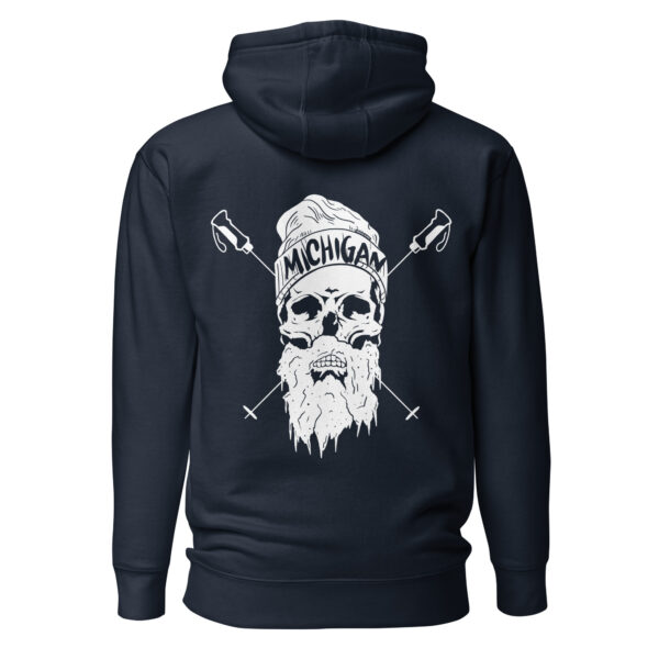 Michigan Ski Skull Hoodie - Image 6