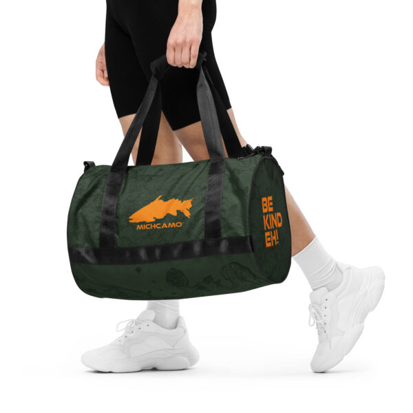 Marquette Topo Map Green Gym Bag