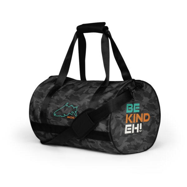 Northern Nights Camo Gym Bag - Image 3