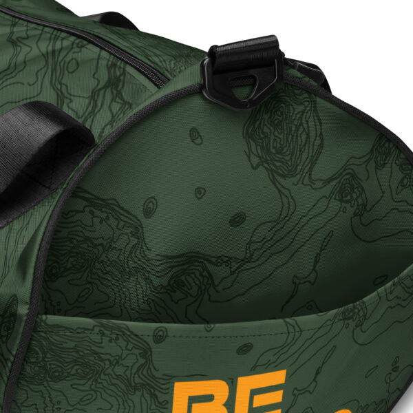 Marquette Topo Map Green Gym Bag - Image 6