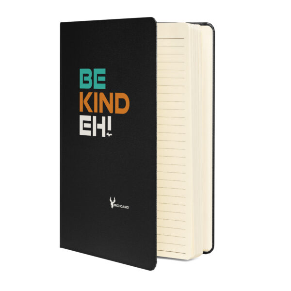 Be Kind Eh Black Notebook - Image 2