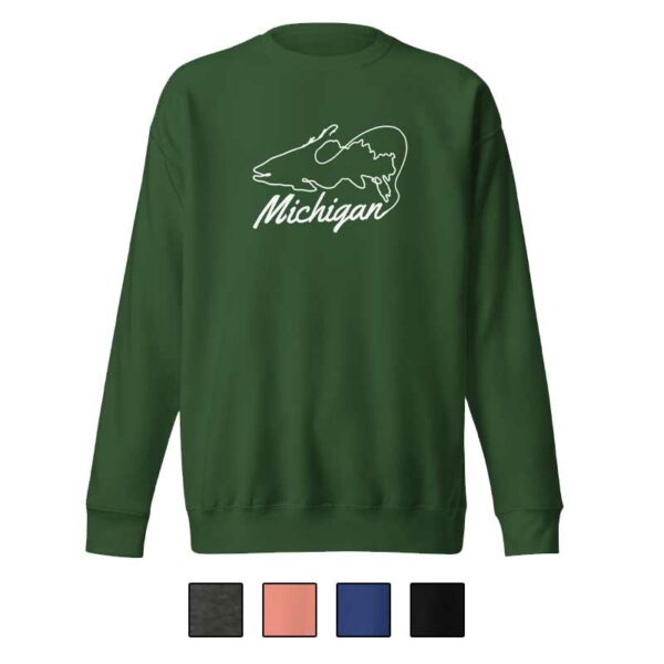 Michigan Fishing Line Sweatshirt