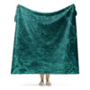 Marquette Topo Map Sherpa Blanket - Image 2