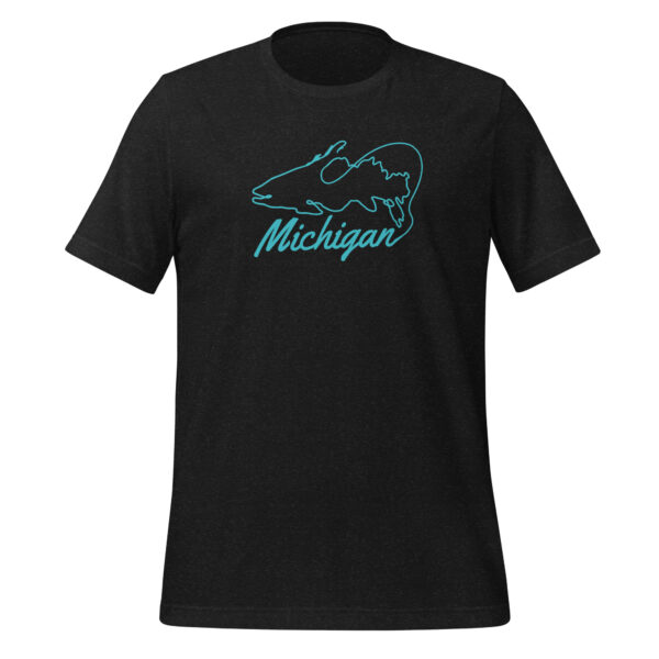 Michigan Fishing Line T-Shirt Blue - Image 8