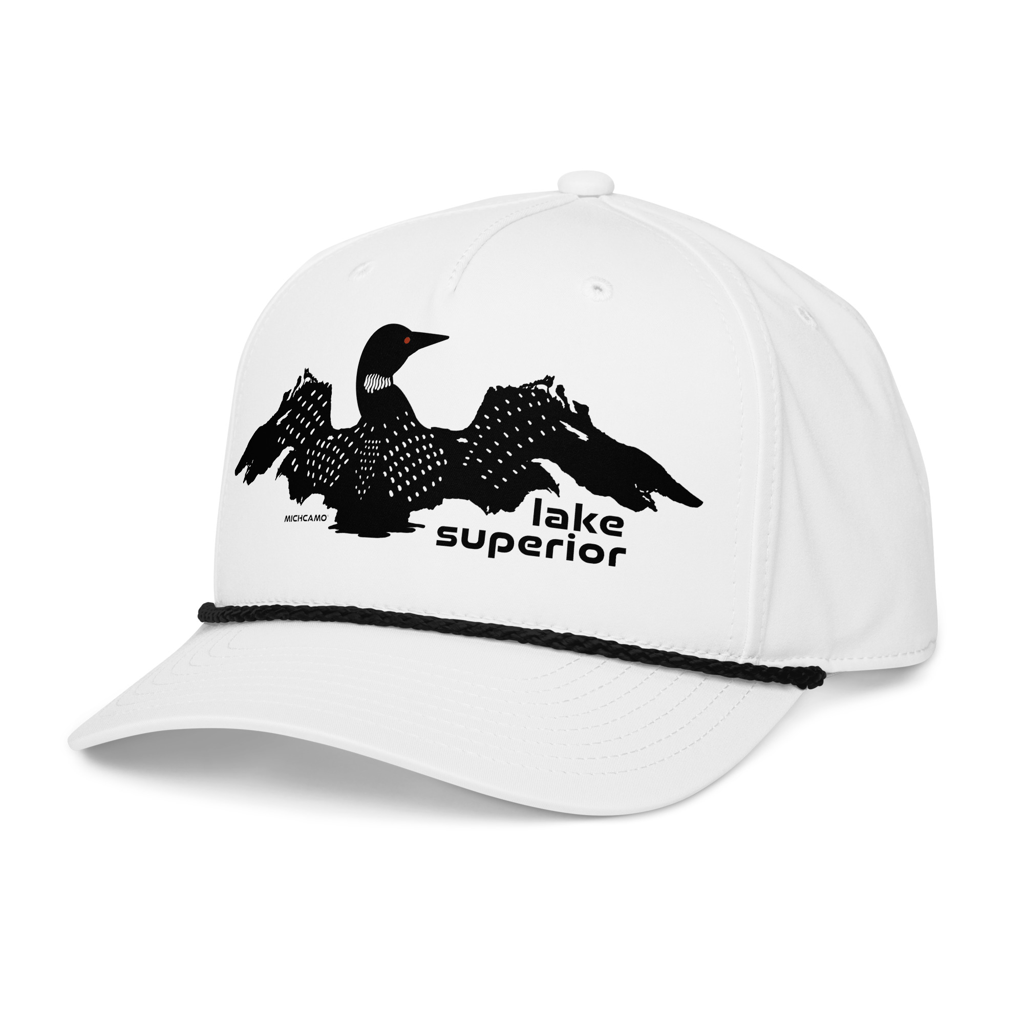 Superior Loon White Rope Hat