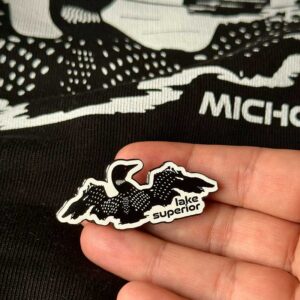 Loon Enamel Pin